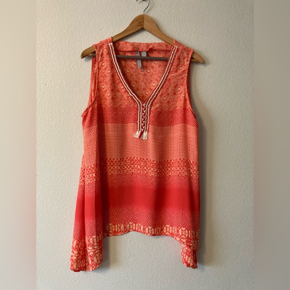 Boho Sleeveless Blouse